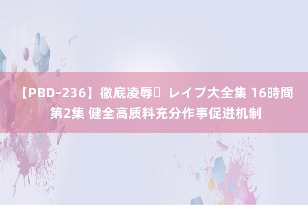 【PBD-236】徹底凌辱・レイプ大全集 16時間 第2集 健全高质料充分作事促进机制